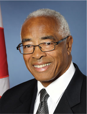 Photograph of Senator Donald H. Oliver, President of the Canadian Group of the Inter-Parliamentary Union