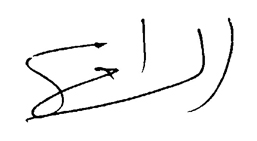 signature de l’honorable Abdelwahad Radi