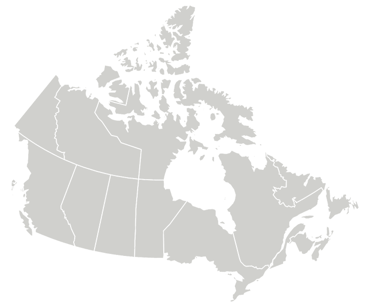 Carte du Canada