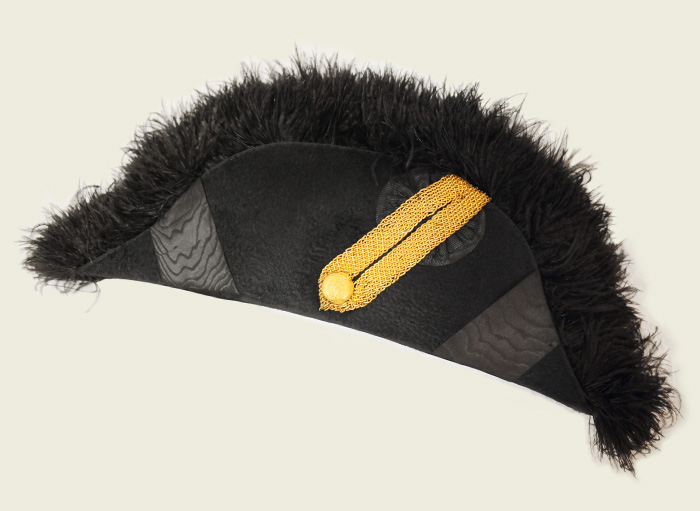 Civilian Dress Uniform : Black feather bonnet