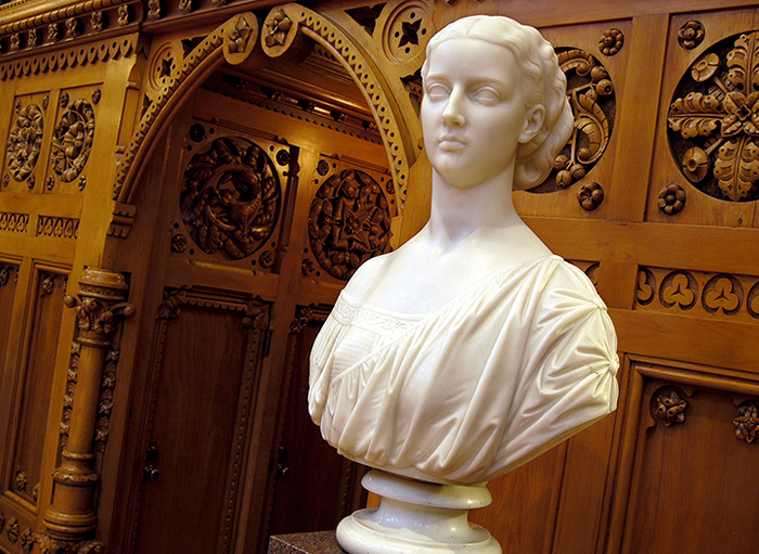 Photo d'un buste d’Alexandra, princesse de Galles